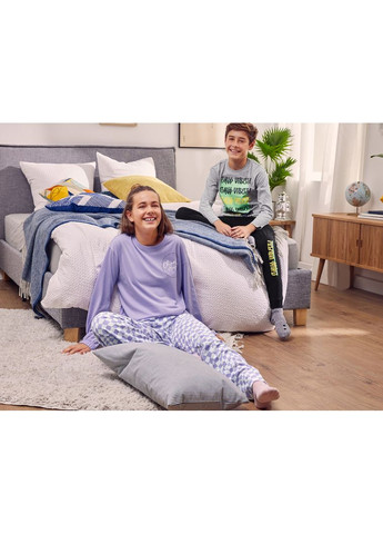 Чорна піжамні штани трикотажні для хлопчика lidl 439624 чорний Pepperts