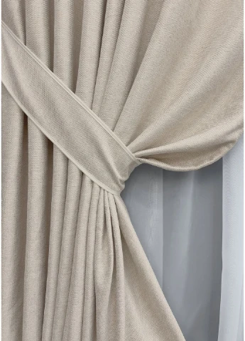 Комплект готовых штор Лен Grand Linen № 2025ш 200х300см 2 шт (32-380) VR-Textil (391260587)