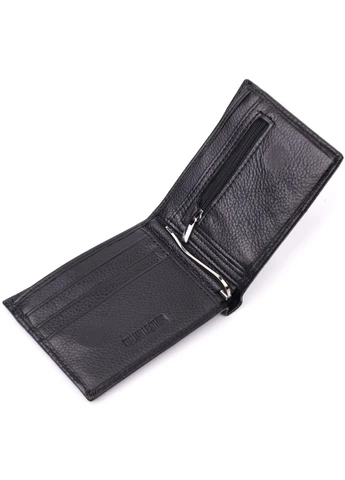 Чоловічий шкіряний гаманець 11,5х8,7х1 см st leather (288046960)