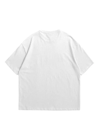 Футболка оверсайз унісекс Run White Taboo clothing company (393334878)
