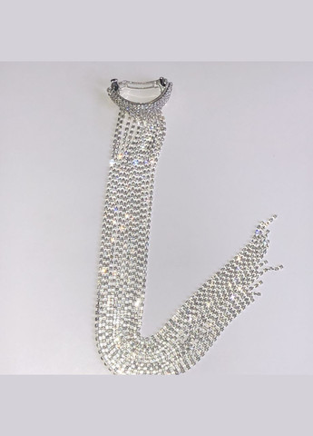 Заколка з ланцюжками зі страз прикраса для волосся Honey Fashion Accessories сріблястий (12-246) No Brand (313654073)