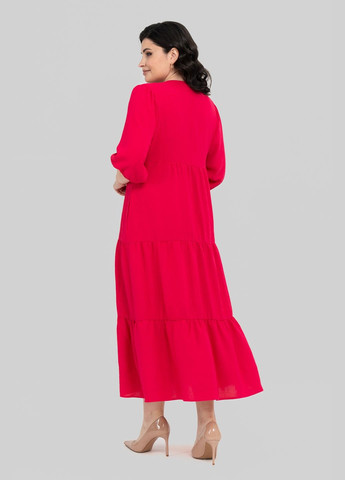 Темно-синя повсякденний жіноча сукня прямого силуету з горловиною-крапелькою із зав'язкою на шнурок all posa (ap102345p) A'll Posa