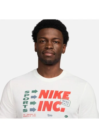 Бежева футболка кремова fv8360-133 Nike DRI-FIT FITNESS