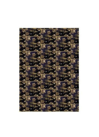 Папір пакувальний 70*100 см, 25 арк, №34, новорічний Експрес Удачі (365823389)