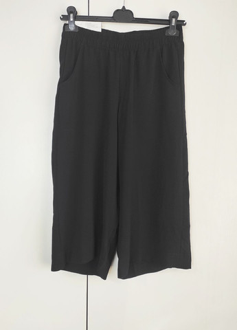 Черные классические, повседневный, кэжуал летние укороченные, прямые, кюлоты брюки Esmara