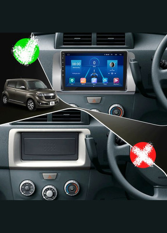 Штатна магнітола 9" для Toyota bB II Рестайлінг 2008-2016 6/128Gb 4G Wi-Fi GPS Top Тойота 2 шт. Lesko (336204323)