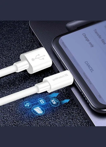 Кабель USB-USB Type-C, 5.0А, 1м, Білий (CW-CBUC019-WH), USB 2.0, вилка-вилка Colorway (371633898)
