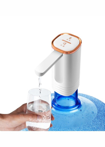 Помпа для води з акумулятором складана Біла No Brand (345701898)