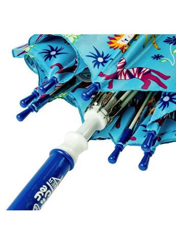 Блакитна} парасолька-тростина дитяча junior-4 c724 jungle chums (джунгли) Fulton (303401052)