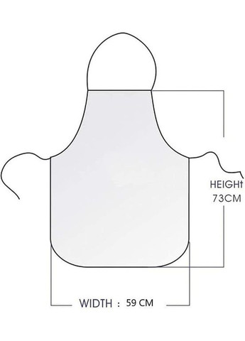 Кухонный фартук с изображением женского силуэта с ярким принтом и качественным пошивом универсального размера No Brand Фартух (350937393)