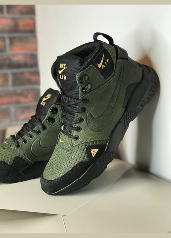 Хаки зимние ботинки Vakko