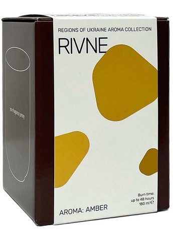 Декоративная аромасвечка "Ровно" - Recava Candles 180ml (1331338-26376796) Rekava (369135968)