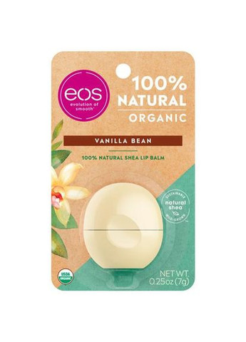 Бальзам для губ Visibly Soft Lip Balm Vanilla Bean Ванільний (7 г) EOS (278773645)