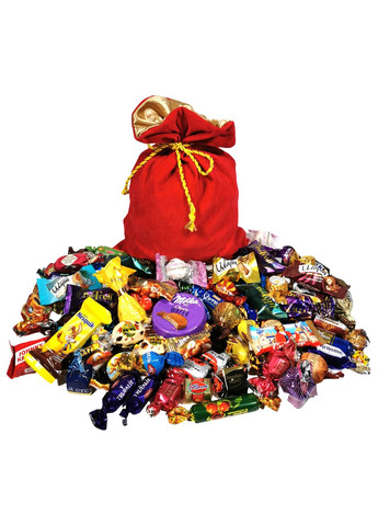 Подарунок №17 "Оксамитовий мішечок", 1кг Унікальна цукерка (372656480)