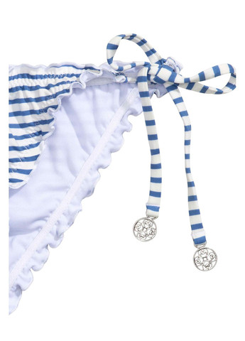 Белые купальные трусики-плавки,белый в синюю полоску, H&M