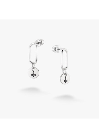 Сережки-пусети срібні з підвісками Тайнопис 925 Skifska Etnika (364202863)