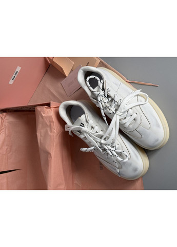 Кроссовки женские Miu Miu White| Миу Миу белые No Brand белые демисезоны (365963547)