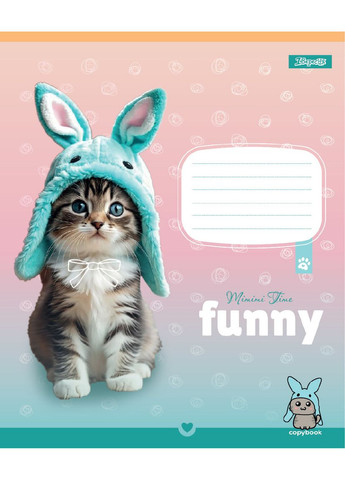 Набір зошитів шкільних 1Bересня А5/12 лінія Funny Pets 25 шт (768209) 1 Вересня (352167269)