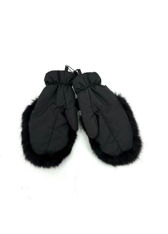 Детские перчатки, арт. AV-010, черный кролик, 10-14 лет Fiona (361858276)