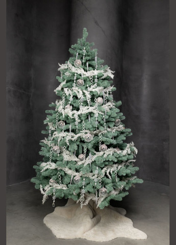 Искусственная литая елка ЭЛИТ Голубая 2.30м с подставкой на 30% больше веточек Yalunka Tobi (347585326)