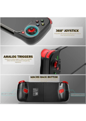 Блютуз Джойстик для Телефона Геймпад для Смартфона Gamepad Беспроводной Игровой Контроллер для iOS андроид, Синий Union (366664725)