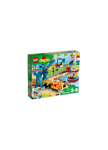 Конструктор Duplo Грузовой поезд 105 деталей (10875) Lego (281425544)