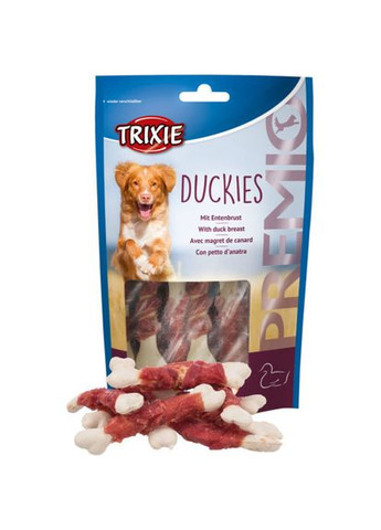 Ласощі Premio Duckies для собак кісточки з качкою 100 г Trixie (362584799)