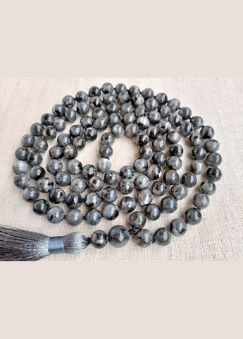 Чоткиз Лабрадориту (Ларвікіт) 108 намистин d 8мм з вузлами No Brand (331293552)