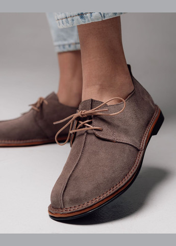 Krula Туфли женские визон замша темно-бежевый з натуральная замша, украина — всесезон (321984312)