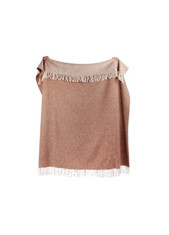 Плед на односпальне ліжко букле 140х200 з вовни біло 22254076 Lanavitta (316504764)