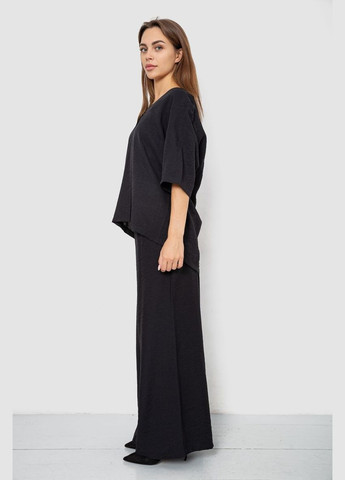 Костюм жіночий тканина льон жниварка чорний розмір 4XL-5XL (sku_102R5263) No Brand (324102001)