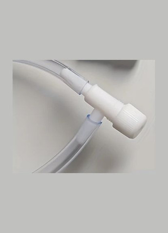 Кран для шланга 4/6 мм кутовий білий No Brand (336873498)