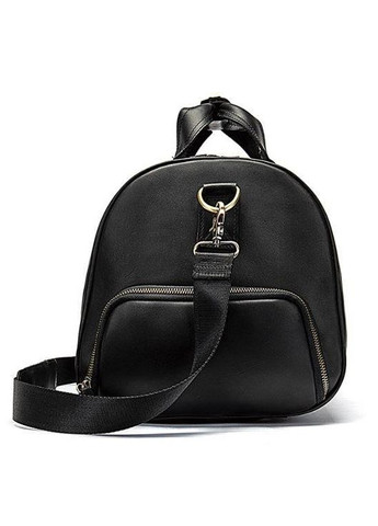 Сумка дорожня чоловіча шкіряна 14894 Чорна Vintage (297129809)