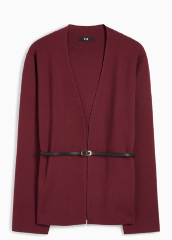 Темно-красный демисезонный кардиган C&A