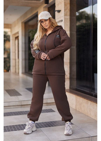 Жіночий спортивний костюм з нашивками Fashion (360769187)