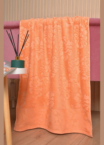 Let's Shop полотенце банное махровое оранжевого цвета однотонный оранжевый производство - Турция