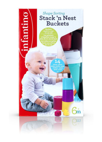 Развивающий набор Радужная башня, сортер () Infantino 315093I (370498649)