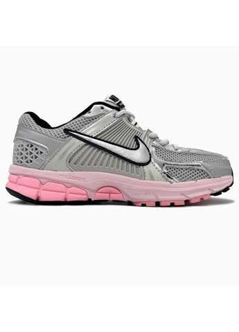КРОССОВКИ ЖЕНСКИЕ NIKE ZOOM VOMERO 5 SILVER / PINK НАЙК АИР ЗУМ ВОМЕРО 5 No Brand розовые демисезоны (367176893)