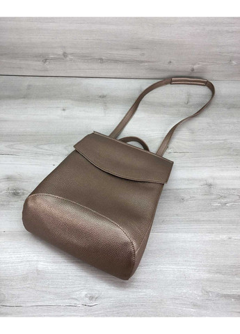 Женский рюкзак золото искусственная кожа молодежный сумка для повседневного использования мягкая ProDobro (367267673)