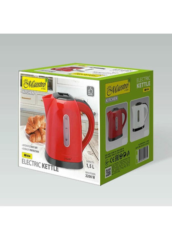 Електрочайник MR-034-Red 1,5 л червоний Maestro (296636469)