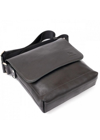 Чоловіча шкіряна сумка через плече 22х22х5.5 см Grande Pelle (315874235)