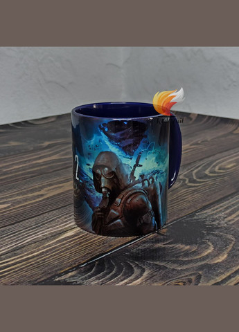 Чашка подарочная "STALKER Сердце Чернобыля" (сталкер) 330 мл кобальт No Brand (328439397)