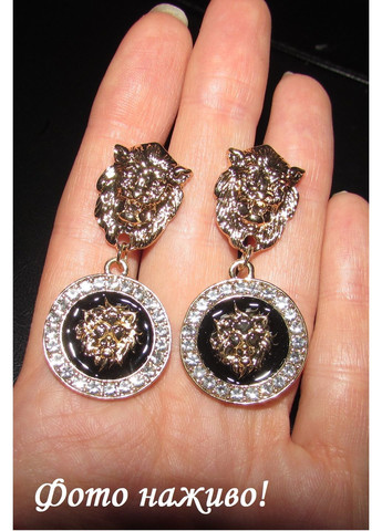 Комплект украшений колье и серьги львы, греческий орнамент, 1434 No Brand (361384977)