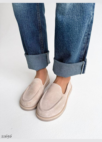 Женские лоферы | бежевые (330128560)