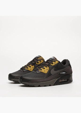 Черные кроссовки мужские air max 90 black bronzine black fb9657-001 Nike