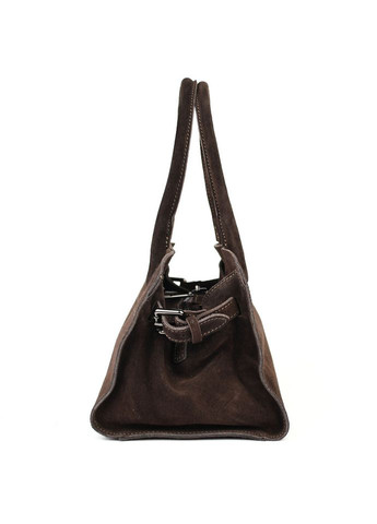 Замшевая женская сумка тоут Италия fz3752_chok в цвете шоколад Firenze (317342745)