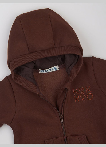 Комбінезон утеплений з відкритими ніжками з капюшоном "Шоколад" KRAKO (314945535)