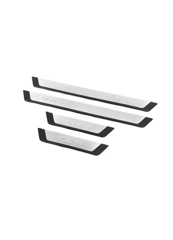 Накладки на пороги Flexill (4 шт., нерж.) для Volkswagen 2007-2016 гг. Omsa Tiguan (388986005)