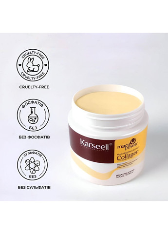 Набір по догляду за волоссям маска/шампунь/кондиціонер та масло для волосся Karseell (355477466)