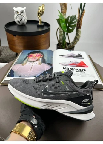 Чорно-білі кросівки dark grey black (розмір ) No Brand Air Zoom